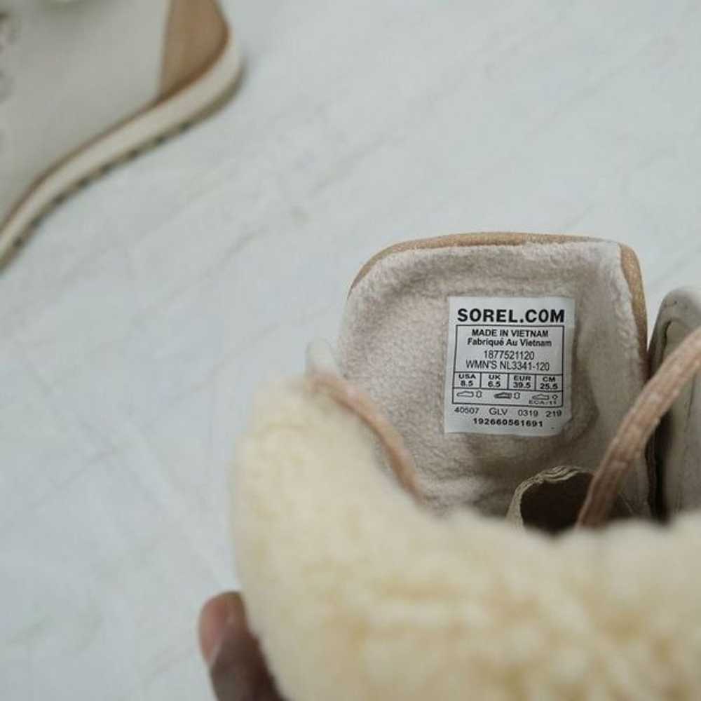 Sorel Harlow Lace Lux Boots Women’s Size 8.5 - image 4