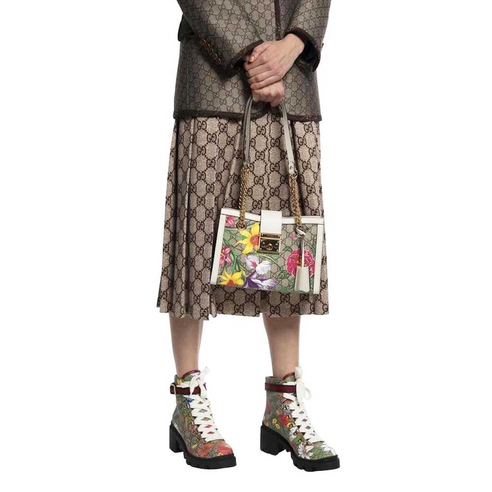 Gucci Padlock cloth handbag - image 11