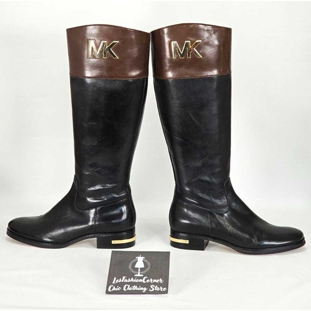 Michael Kors Women's Hayley Black/Brown Leather R… - image 12