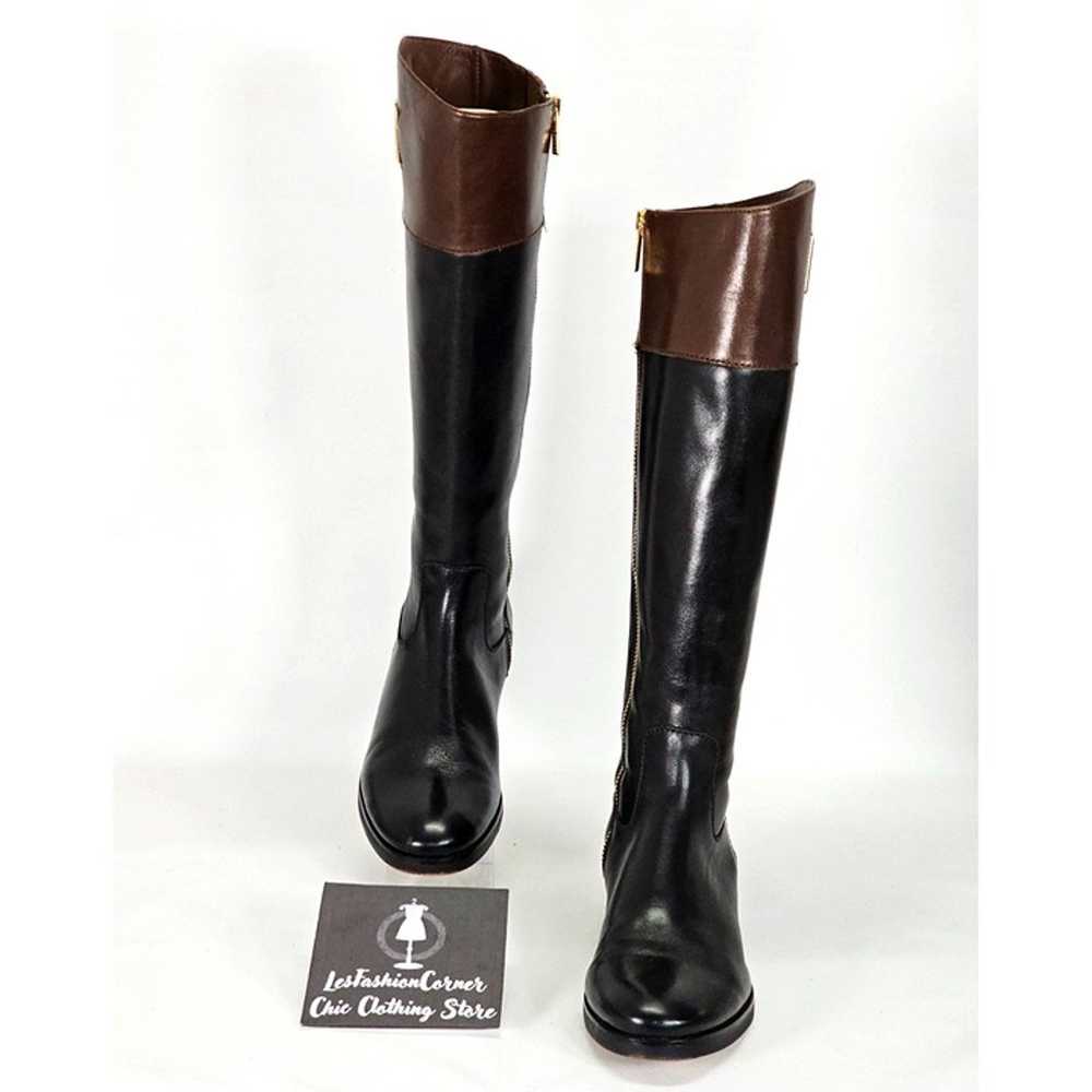 Michael Kors Women's Hayley Black/Brown Leather R… - image 3