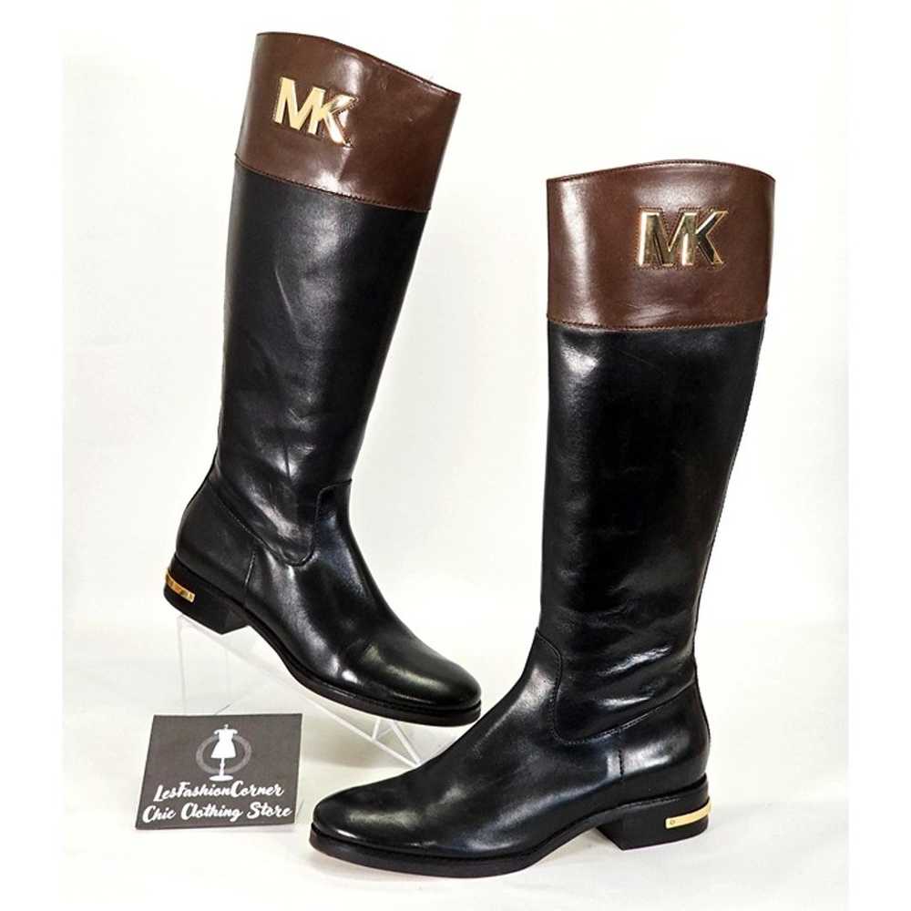 Michael Kors Women's Hayley Black/Brown Leather R… - image 6