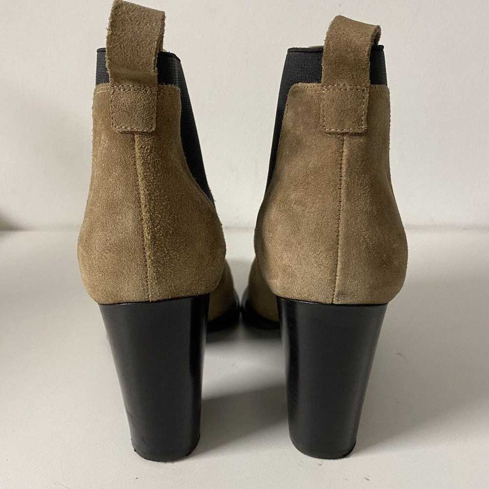 Vince Edith Ankle Boot Bootie Suede Taupe Chelsea… - image 6