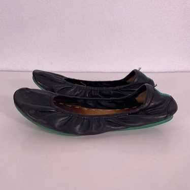 Tieks Black Leather Classic Ballet Foldable Flats
