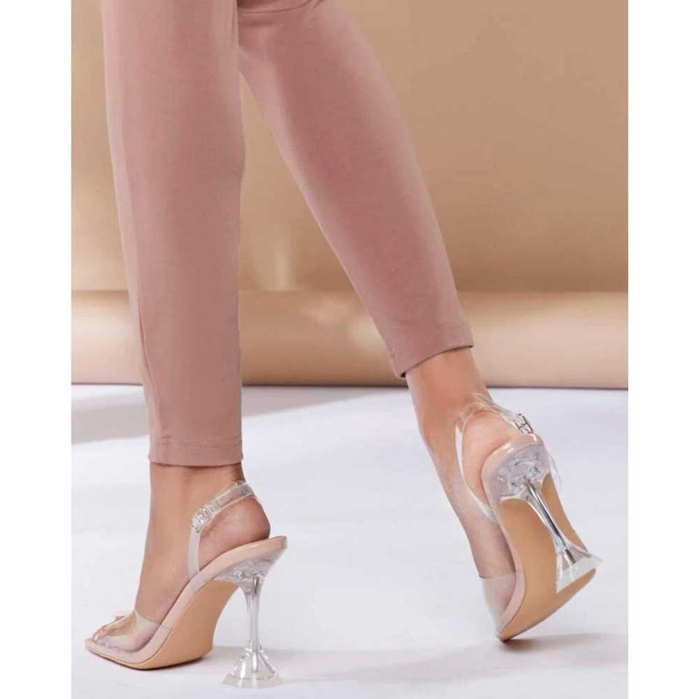 SHEIN Acrylic Clear Heels Size 41 - image 4
