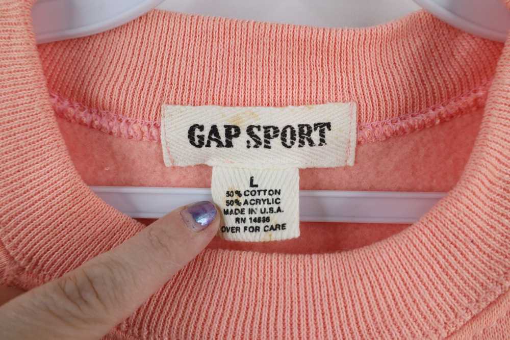 Gap × Vintage Vintage 80s Gap Sport Blank Crewnec… - image 8