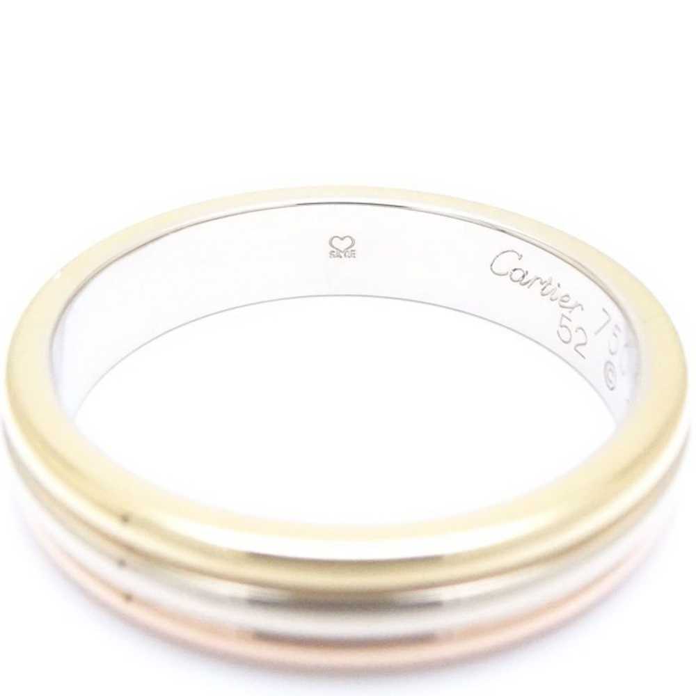 Cartier CARTIER Trinity Wedding Ring #52 K18 Thre… - image 7