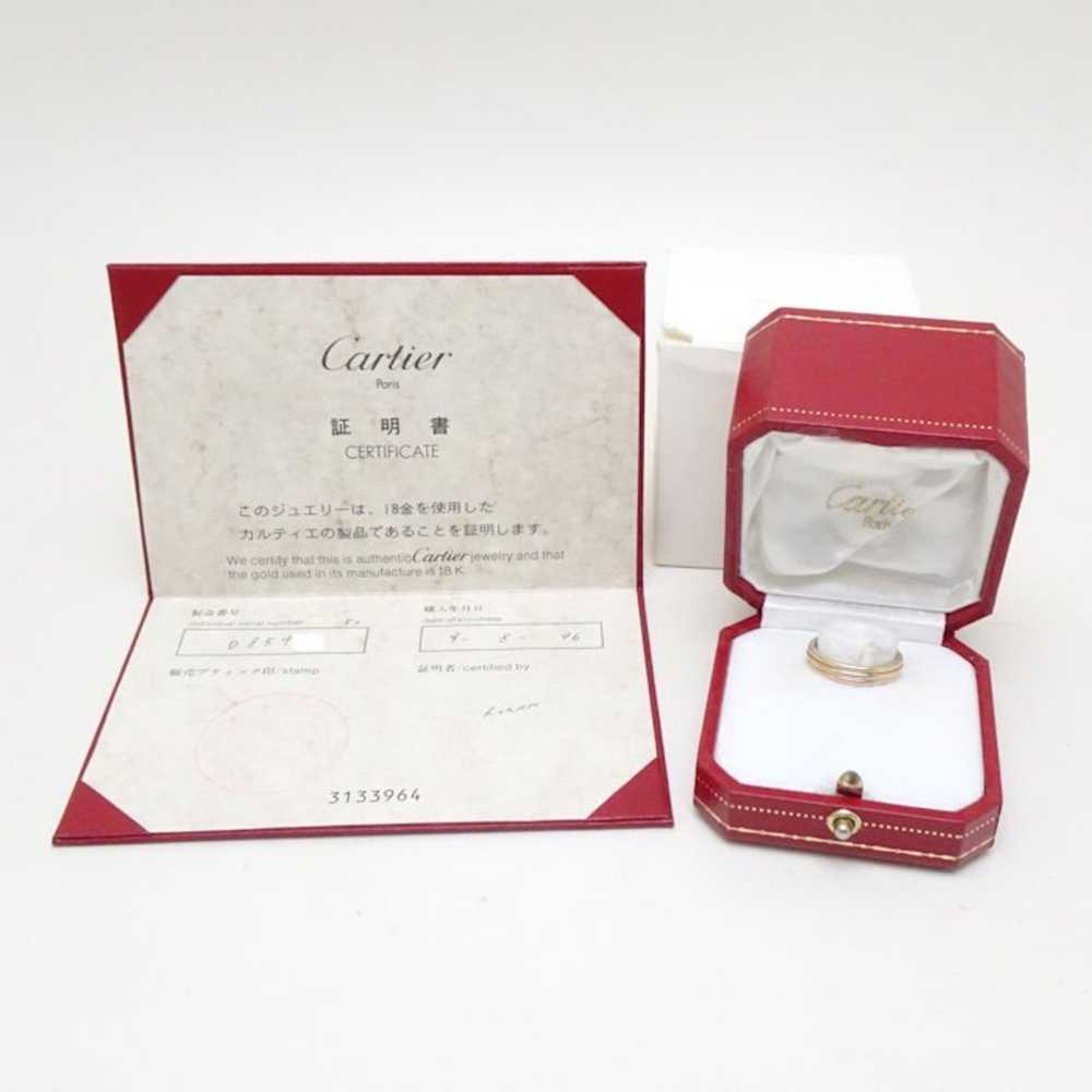 Cartier CARTIER Trinity Wedding Ring #52 K18 Thre… - image 8