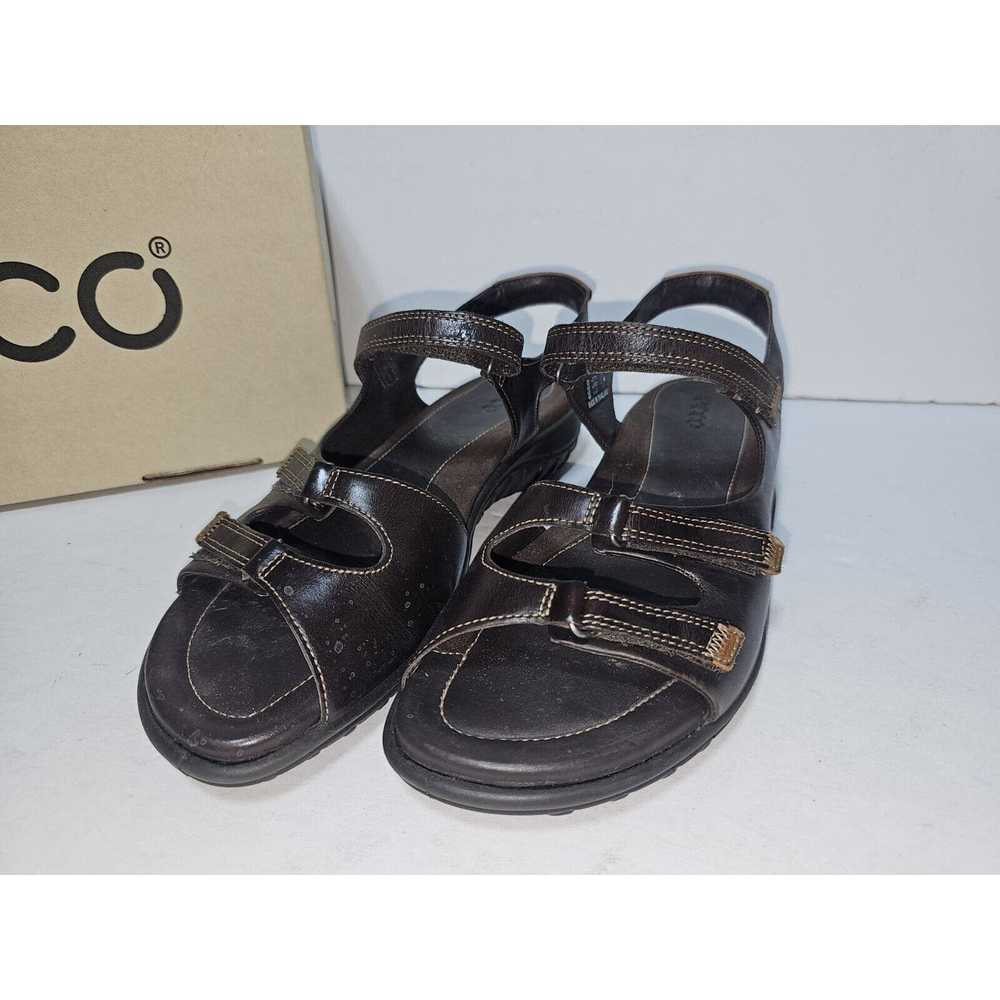 Ecco Ecco Sandals Womens 41 US 10 10.5 Leather 3 … - image 1