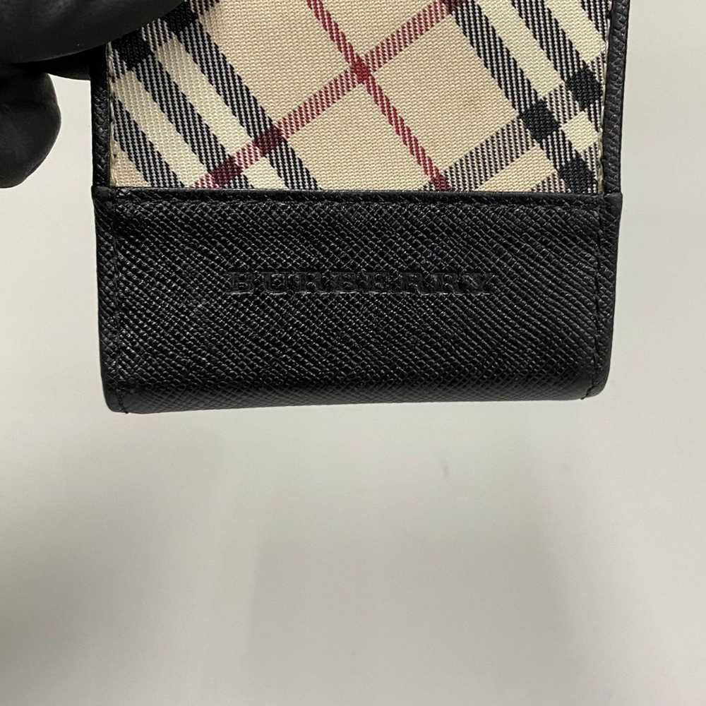 Burberry BURBERRY Nova Check Leather Coin Purse W… - image 2