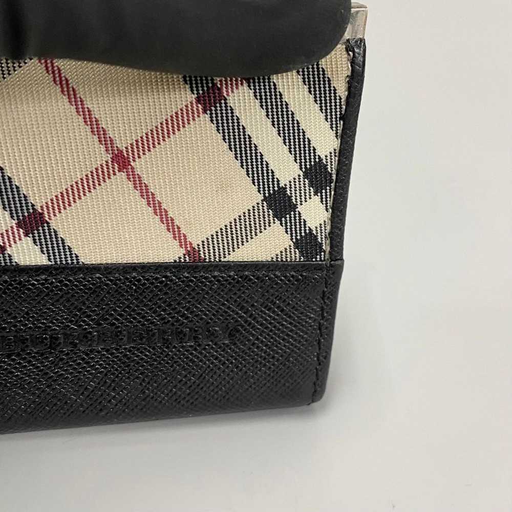 Burberry BURBERRY Nova Check Leather Coin Purse W… - image 9