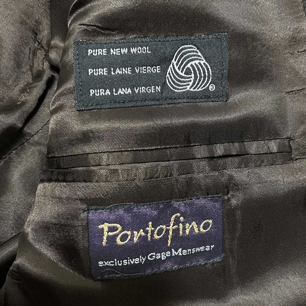 Other Portofino Gage Wool Brown Career Suit Jacke… - image 7