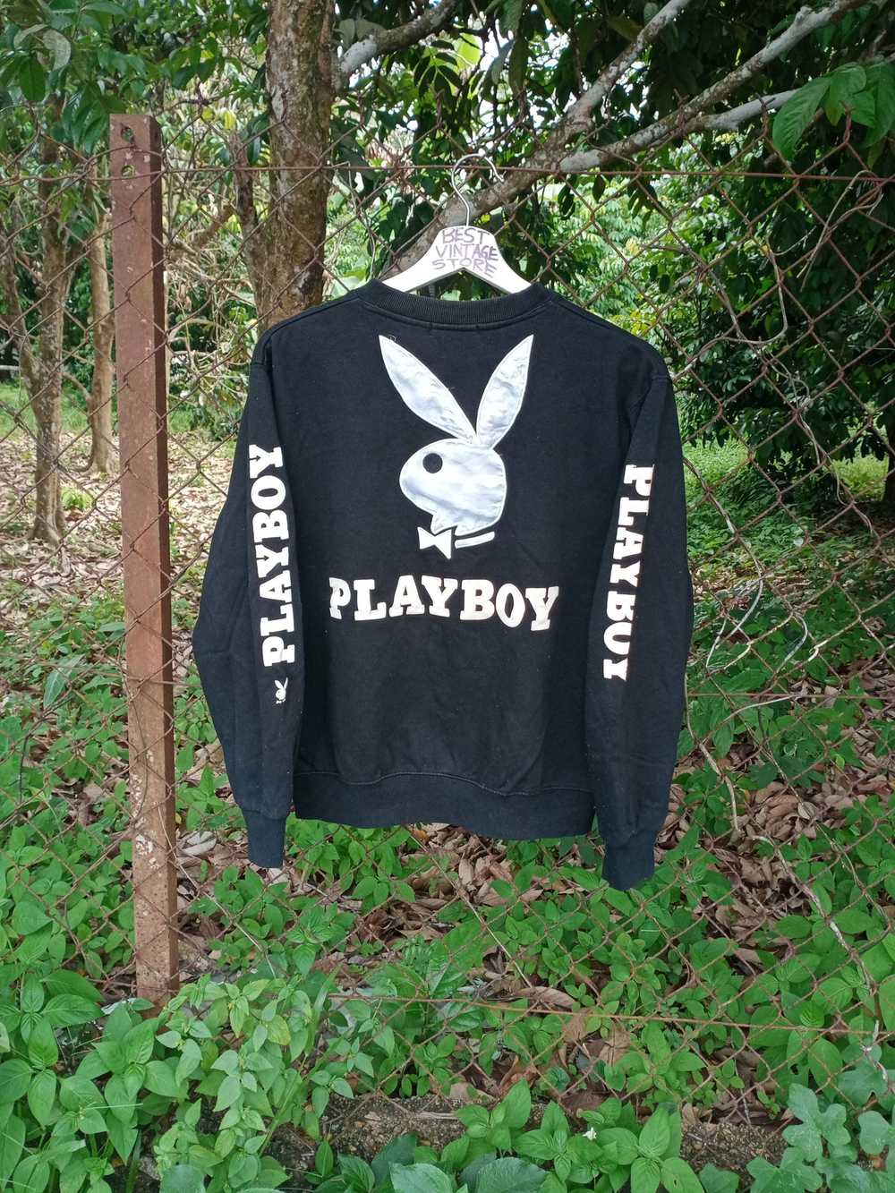 Playboy × Vintage Vintage 90s Playboy Big Logo Cr… - image 1