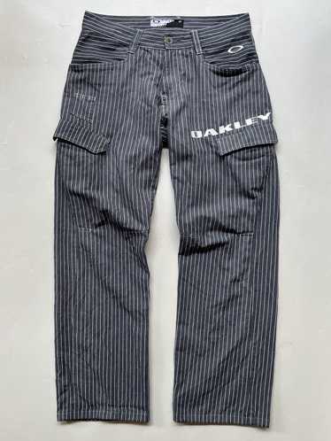 Oakley × Streetwear Y2K Oakley Cargo Striped Pants