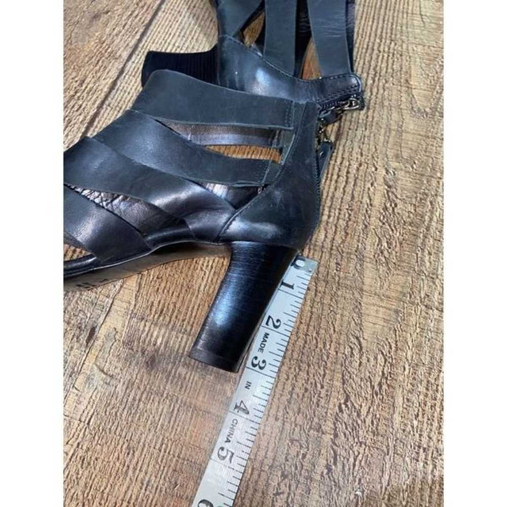 Aquatalia gladiator style black heels 6.5 - image 4