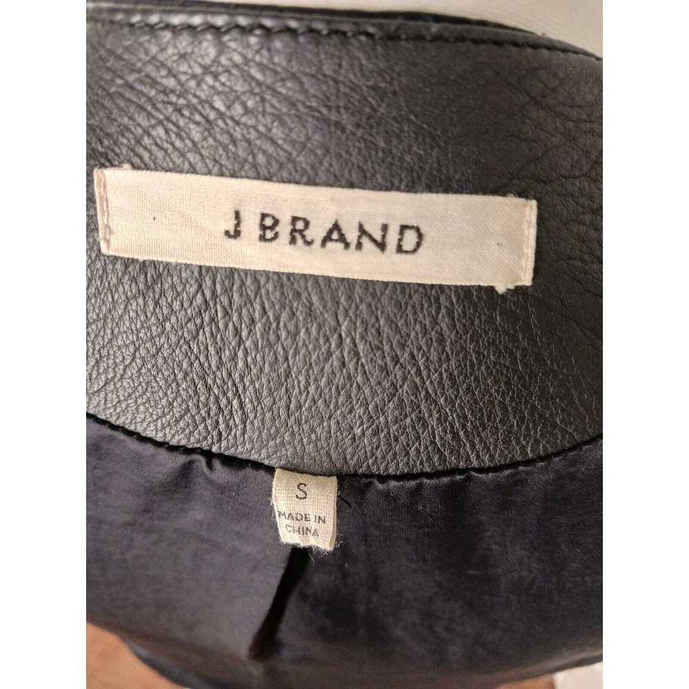 J Brand J Brand Black Lam Leather Moto Jacket $11… - image 8