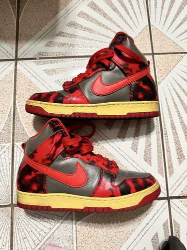 Nike Nike Dunk High Acid Wash Red