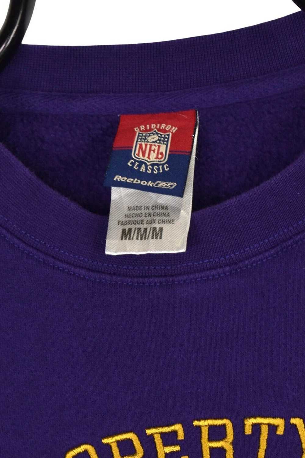NFL Vintage Baltimore Ravens sweatshirt (L), purp… - image 4