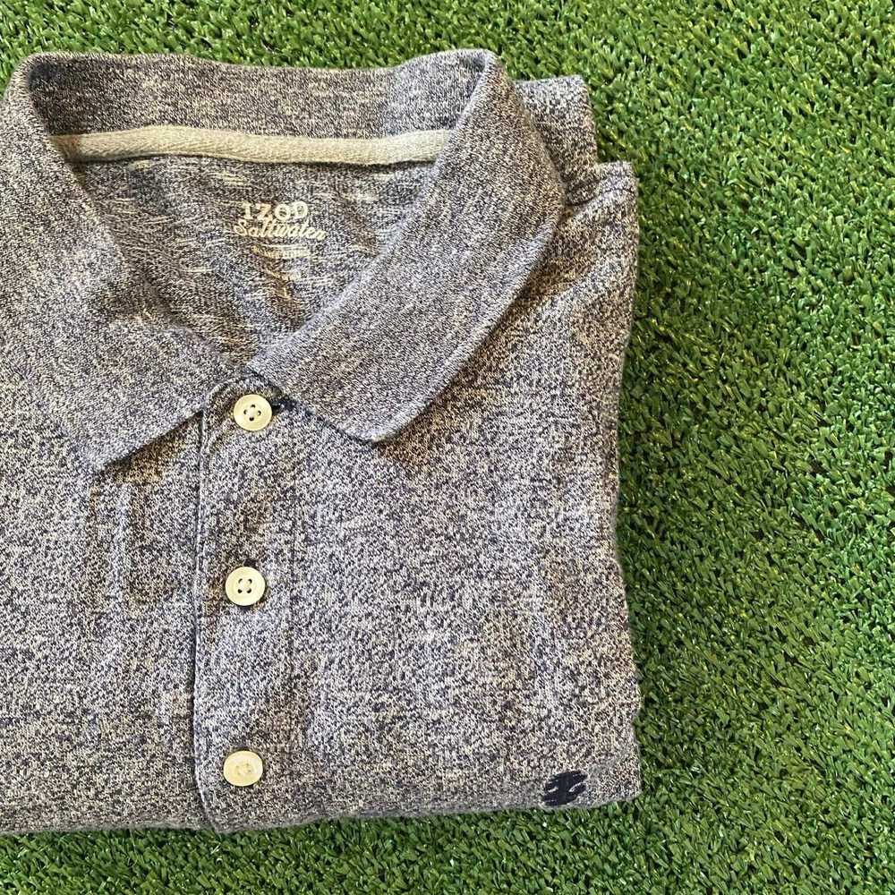 Izod Izod Men's Performance Golf Shirt Grey Size … - image 4