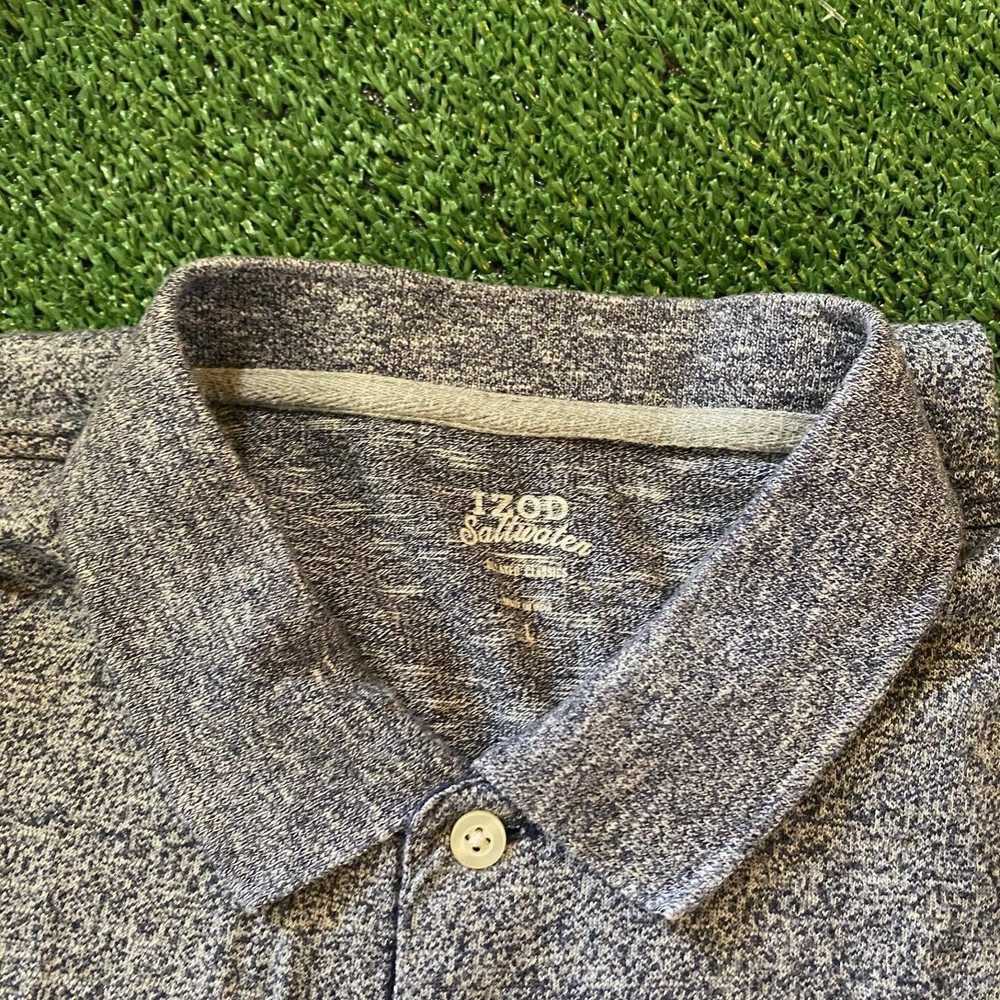 Izod Izod Men's Performance Golf Shirt Grey Size … - image 7