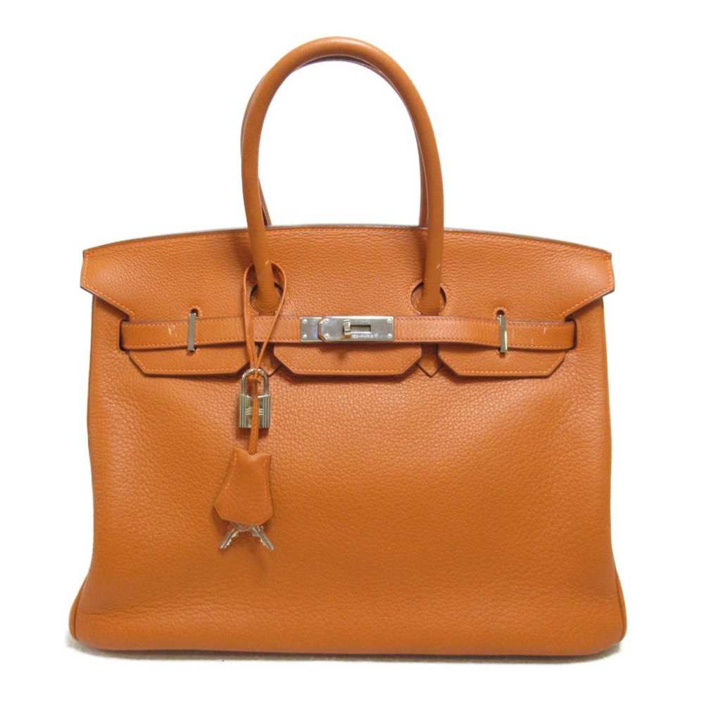 Hermes HERMES Birkin 35 handbag Orange Taurillon … - image 1