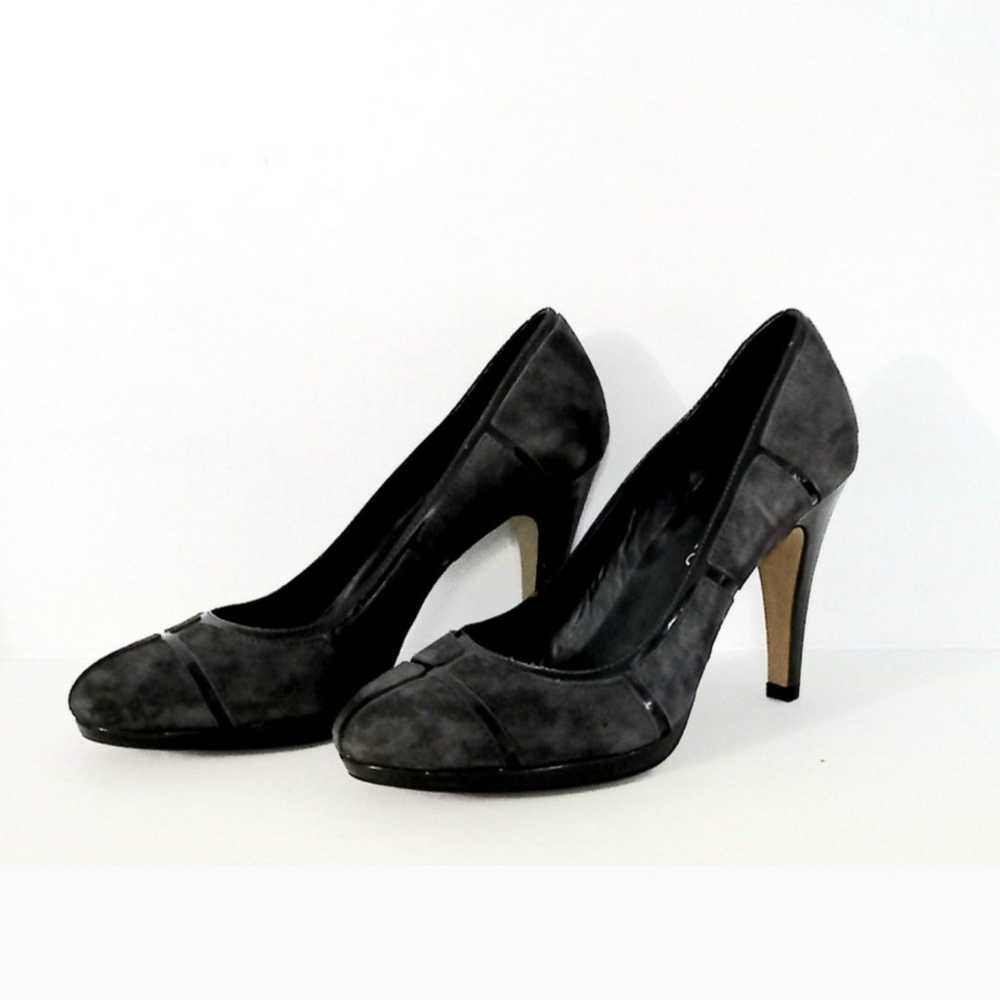 Vintage Franco Sarto Suede & Patent Leather Heels… - image 3