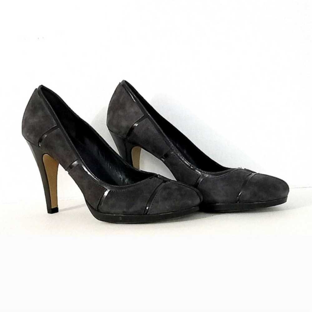 Vintage Franco Sarto Suede & Patent Leather Heels… - image 5