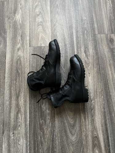 Combat Boots × Military × Vintage Vintage leather 