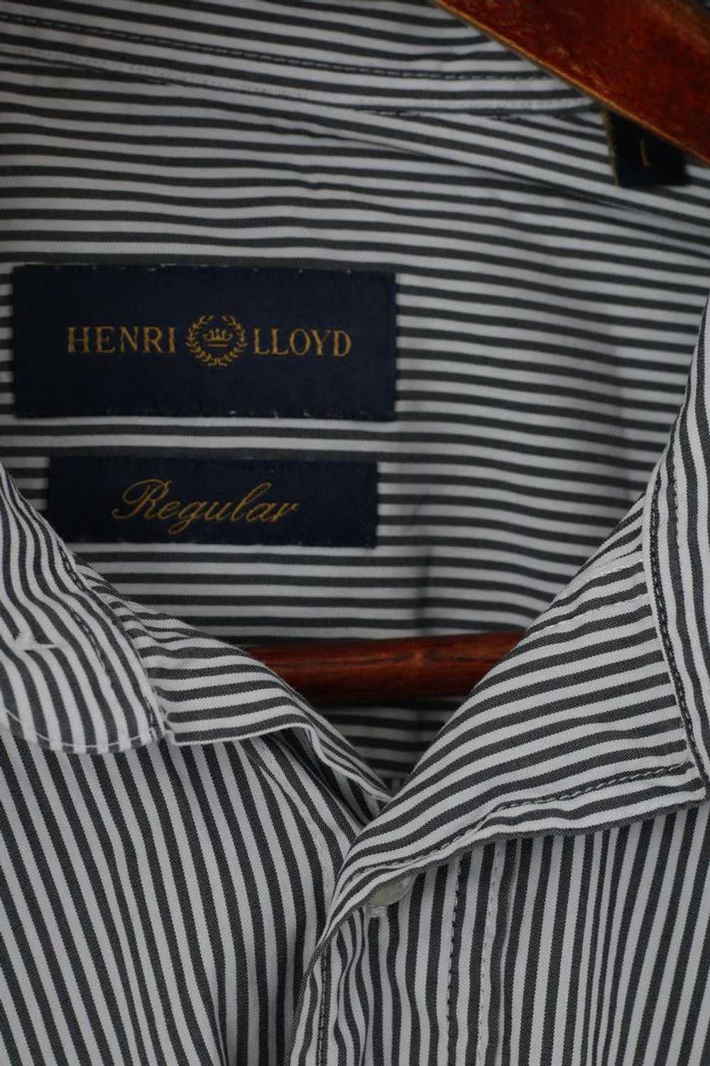 Henri Lloyd Henri Lloyd Men L Casual Shirt Gray S… - image 4