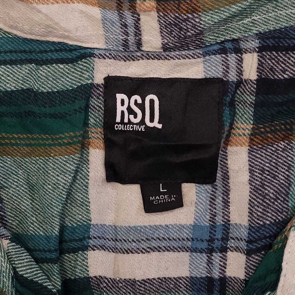 Rsq RSQ Collective Madras Flannel Button Up Shirt… - image 3