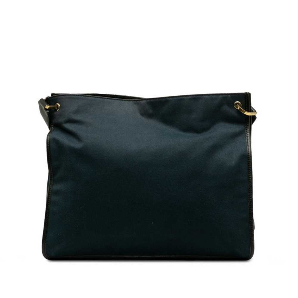 Gucci GUCCI Shoulder Bag 90656 Navy Canvas Leathe… - image 3