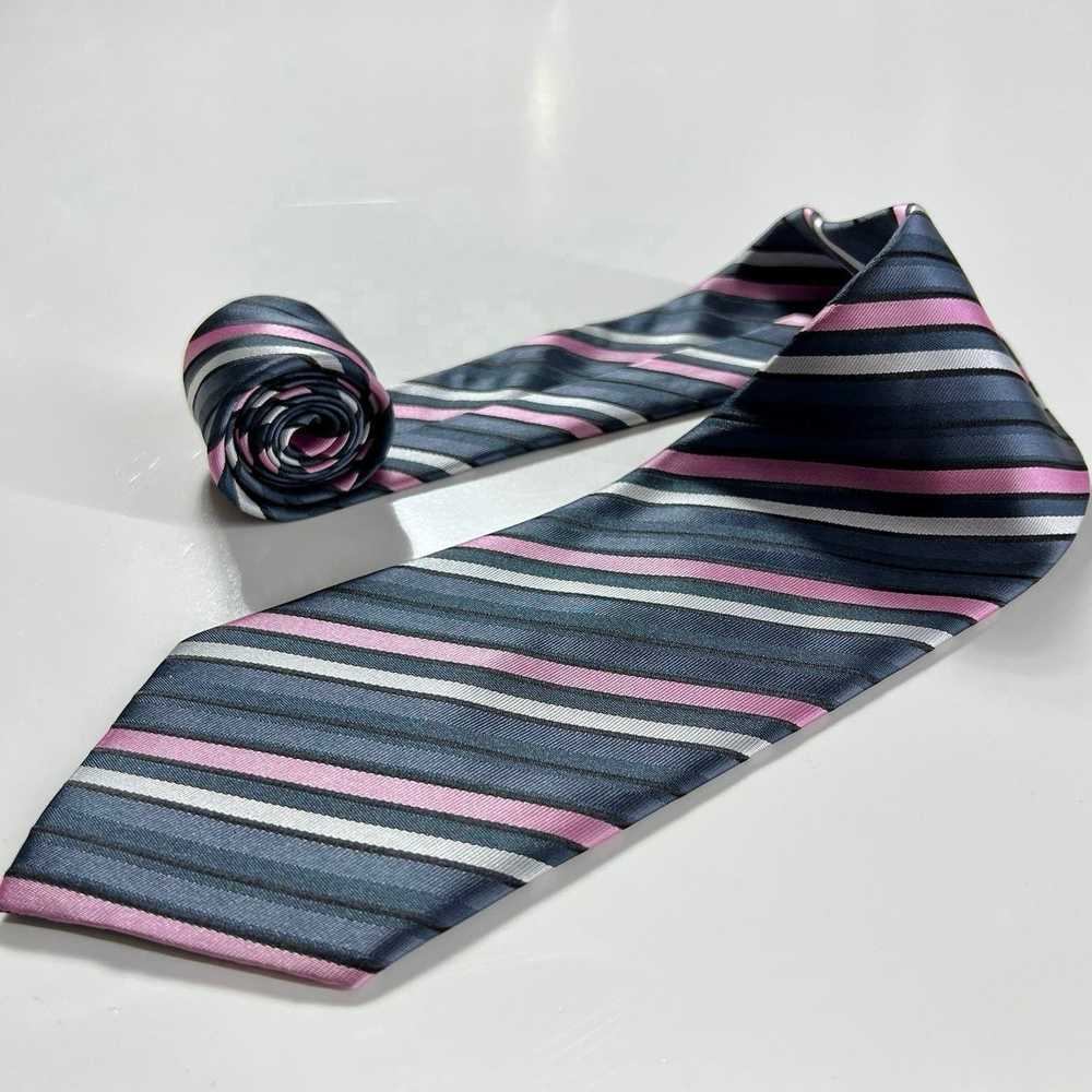 Giorgio Armani Giorgio Armani Men's Tie Black Pin… - image 4