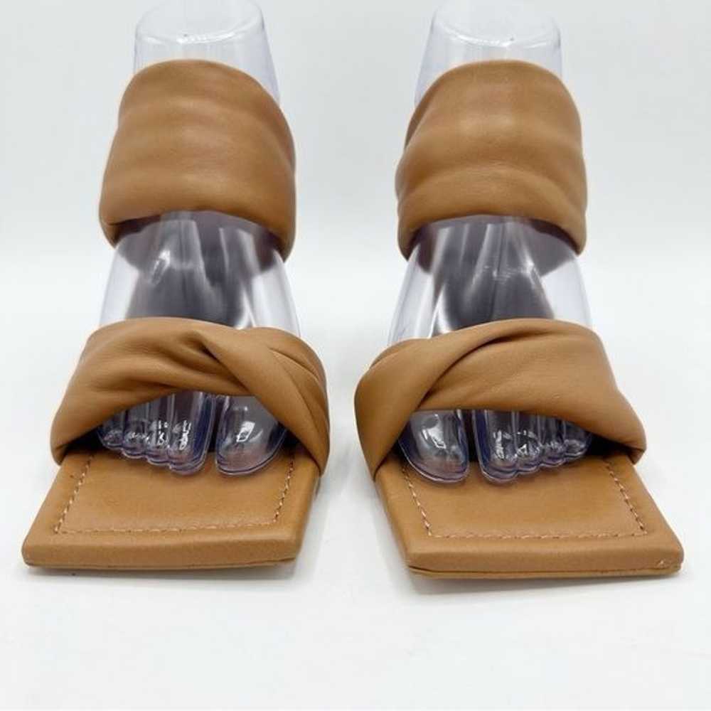 NEW ALOHAS Puffy Twist Strap Mule in Camel Tan Br… - image 6