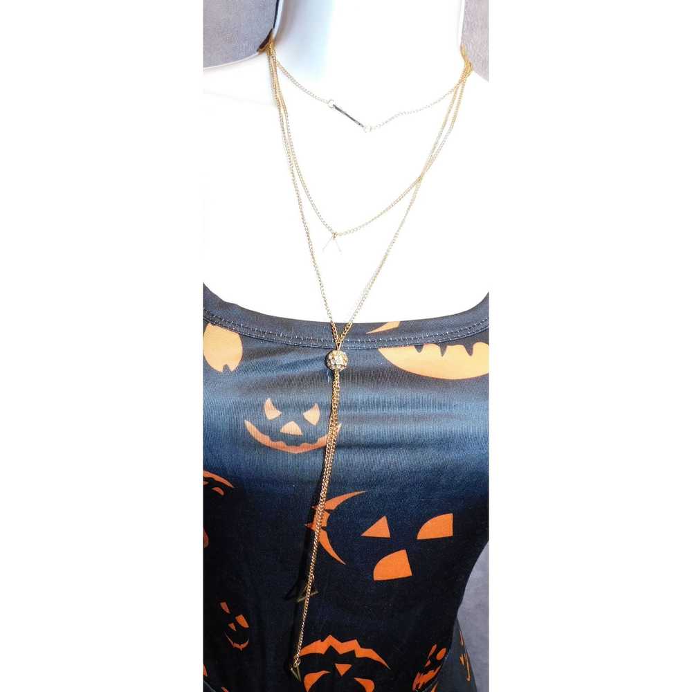 Other Multilayer Gold Lariat Necklace - image 4