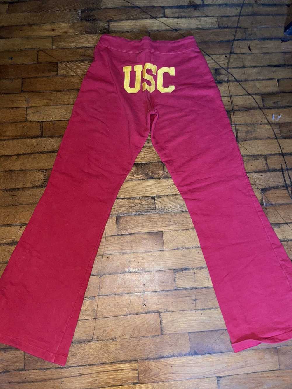 Collegiate × Vintage USC Flare Sweatpants Size Sm - image 2