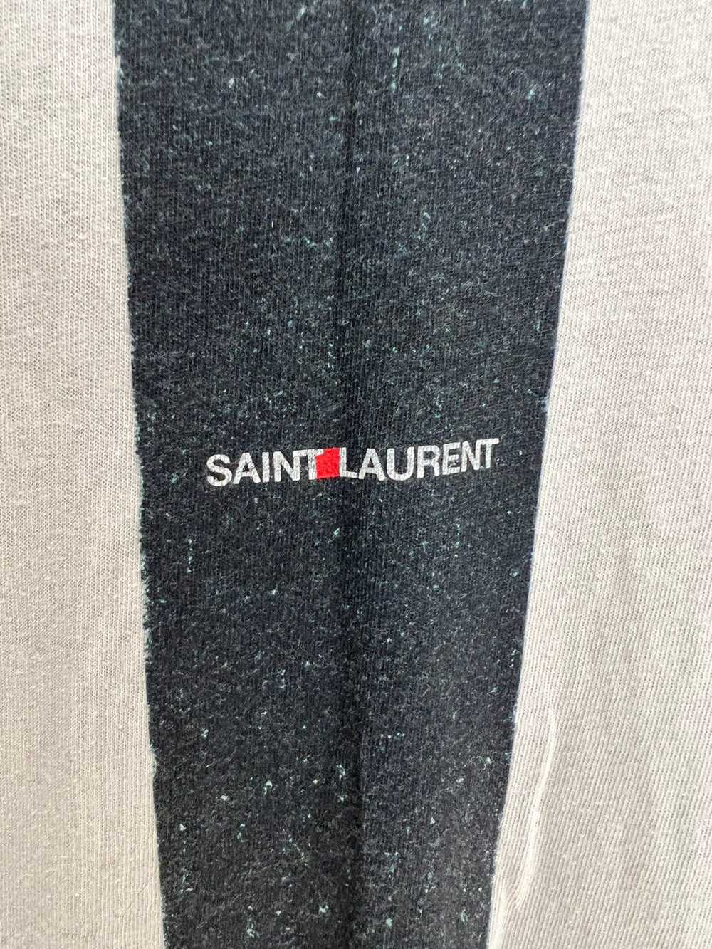 Saint Laurent Paris Striped logo t - image 4