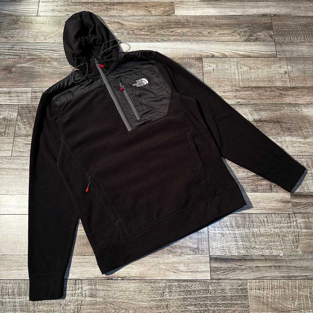 The North Face THE NORTH FACE 1/3 FLEECE ZIP HOOD… - image 2