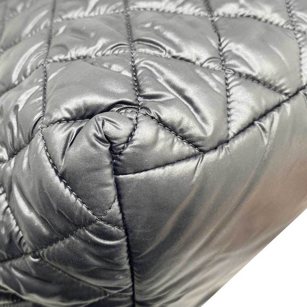 Chanel CHANEL Coco Cocoon Tote Bag Nylon Black Ha… - image 8