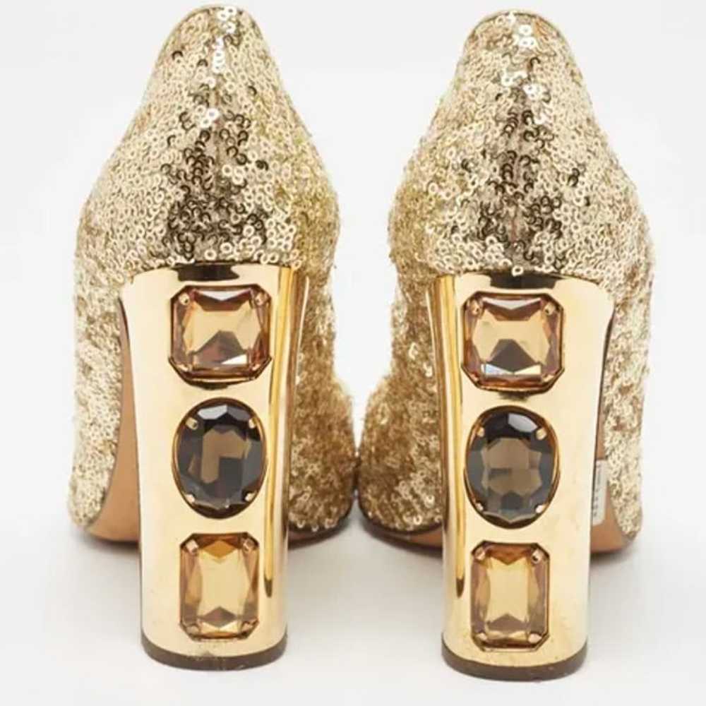 Dolce&Gabbana Glitter Pumps - image 3