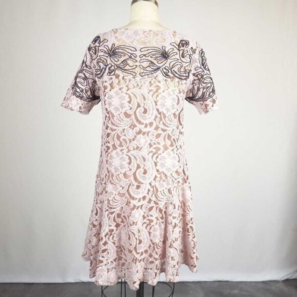 Free People Beautiful Dreamer Blush Lace Dress S … - image 3