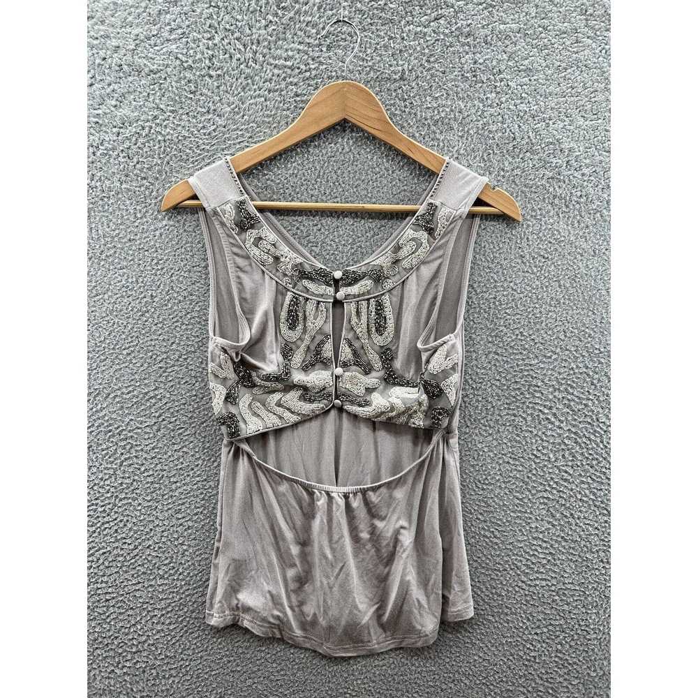 Buckle Buckle BKE Boutique Gray Sequin Top Women’… - image 3