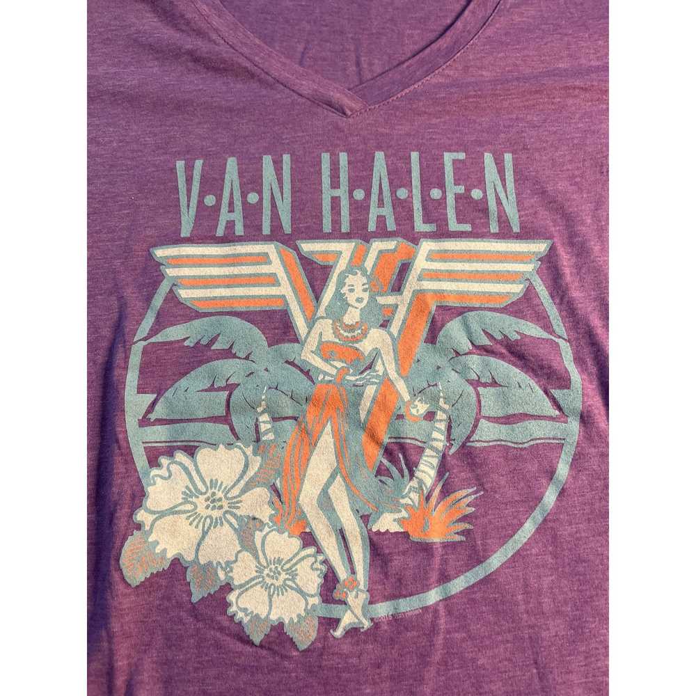 Next Level Women's Van Halen V-Neck T-Shirt - image 2