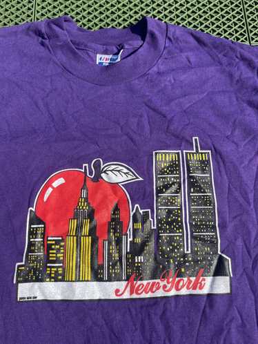 New York × Vintage Twin Towers 90's New York City… - image 1