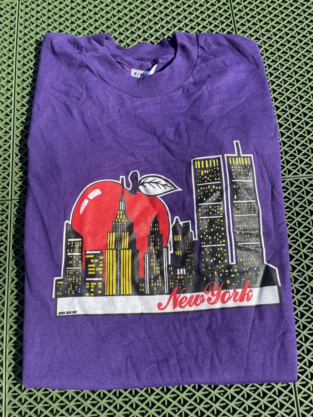New York × Vintage Twin Towers 90's New York City… - image 2