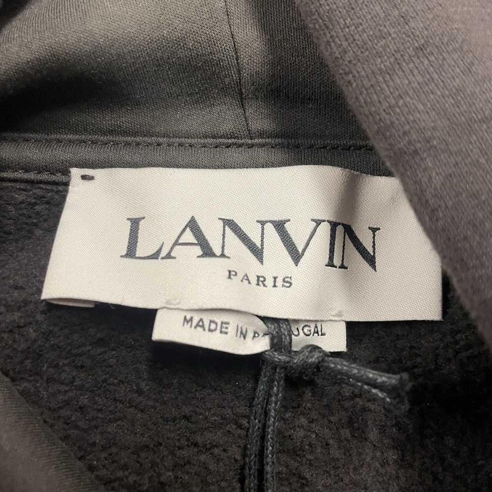 Lanvin Lanvin Curb Embroidered Logo Hoodie Size XL - image 3