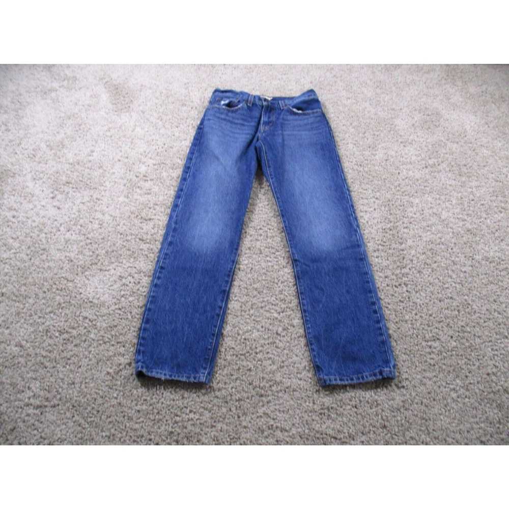 Levi's Levis Jeans Womens 27 Blue Middy Straight … - image 1