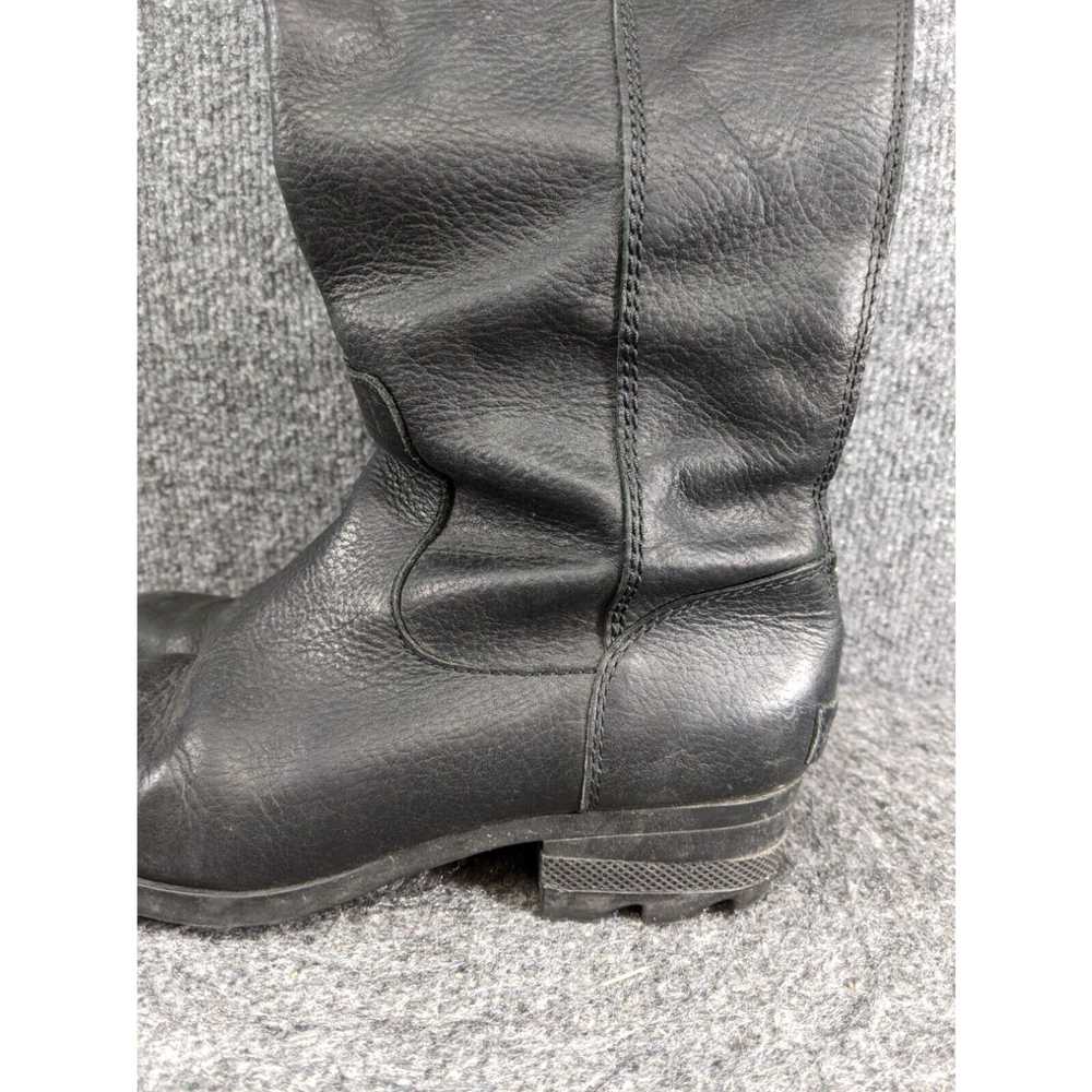Sorel Sorel Danica Tall Moto Black Leather Boots … - image 2