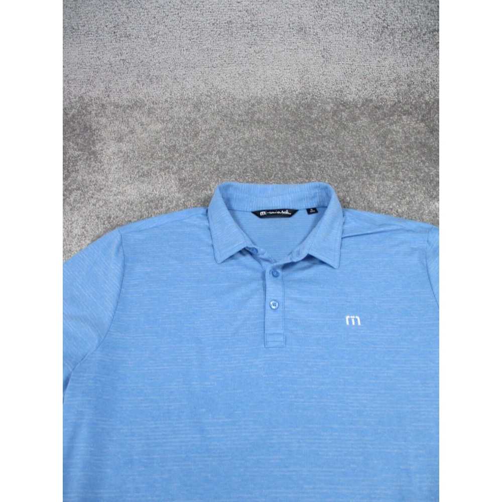Vintage Travis Mathew Polo Shirt Mens Xl Blue Cas… - image 2