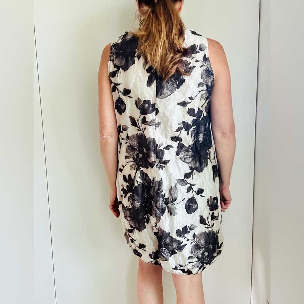 Bryn Walker Bubble Hem Dress Small Neutral Floral… - image 6