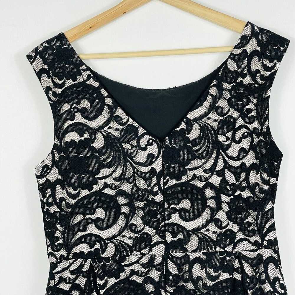 Eliza J Royal Collection Black Lace Lined Sleevel… - image 5