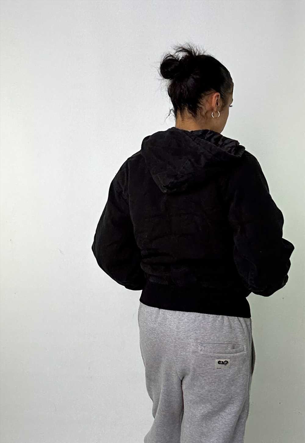 Black Vintage Tri-Mountain Active Workwear Jacket… - image 5